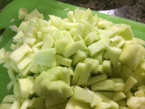 Apple cut up